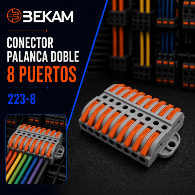 CONECTOR UNION 8 PUNTOS EN PARALELO