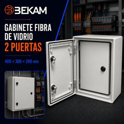GABINETE POLIESTER 400X300X200MM IP662