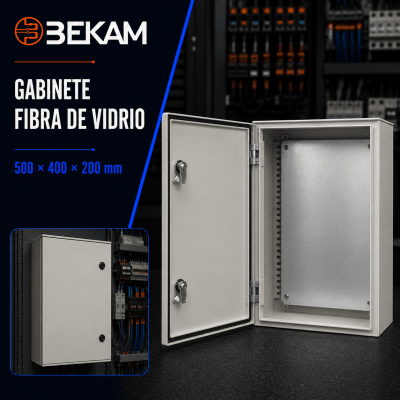 GABINETE POLIESTER 500X400X200MM IP66