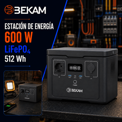 ESTACIÓN DE ENERGÍA 600W 512WH1