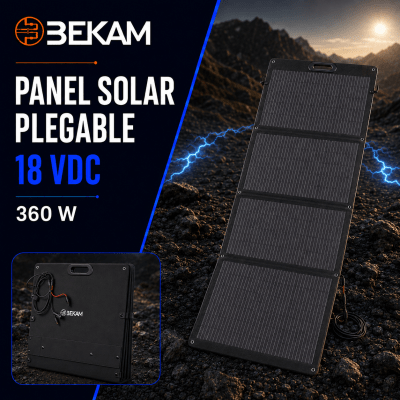 PANEL SOLAR PLEGABLE 18VDC 360W