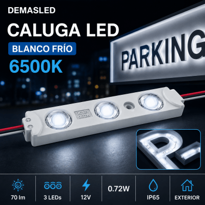 CALUGA LED SMD LUZ FRIA 12V O.72W