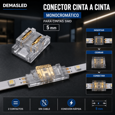 CONECTOR CINTA A CINTA MONOCROMÁTICO