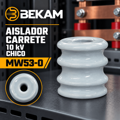 AISLADOR TIPO CARRETE DE PORCELANA 10KV MW53-0