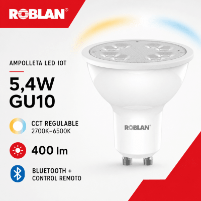 AMPOLLETA LED IOT REGULABLE DE 5,4W