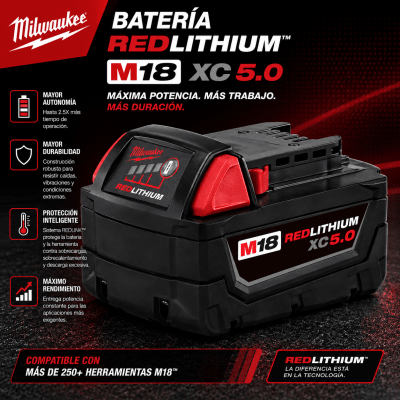 BATERIA DE 18V REDLITHIUM