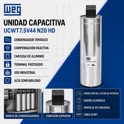 CONDENSADOR 7,5KVAR 400V IP20