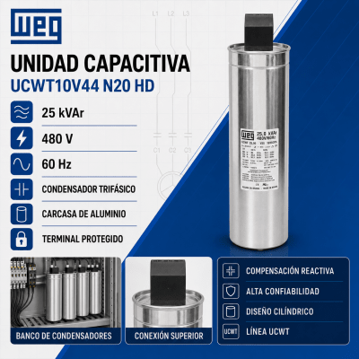 CONDENSADOR 10KVAR 400V IP20