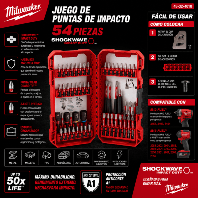 SET 54 PCS DE BROCAS PARA DESTORNILLADOR1