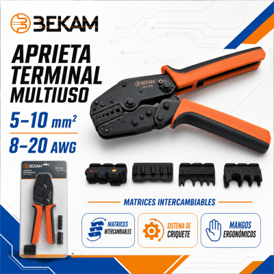 APRIETA TERMINAL MULTIUSO 5-10MM2 8-20AWG1