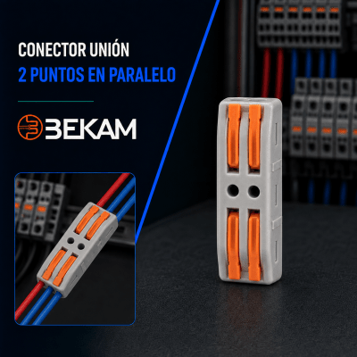 CONECTOR UNION 2 PUNTOS EN PARALELO