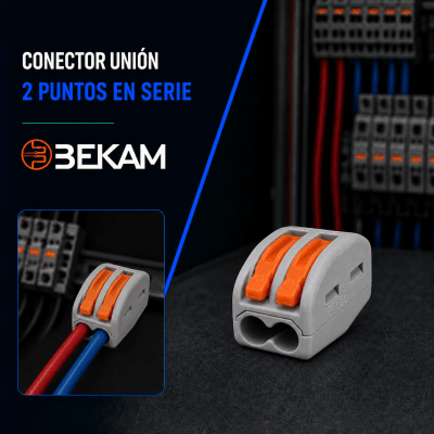 CONECTOR UNION 2 PUNTOS EN SERIE 212