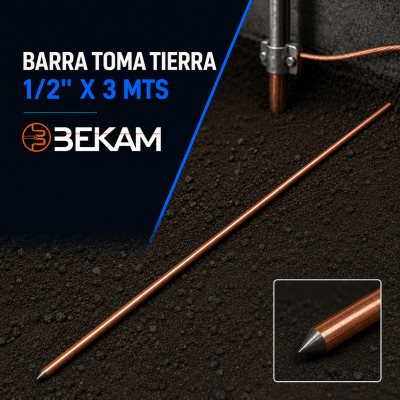 BARRA TOMA TIERRA 1/2