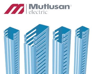 CANALETA RANURADA AZUL 25X40MM 2 METROS