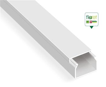 BANDEJA PLASTICA BLANCA 40X25MM 2MTS LIBRE DE HALOGENO