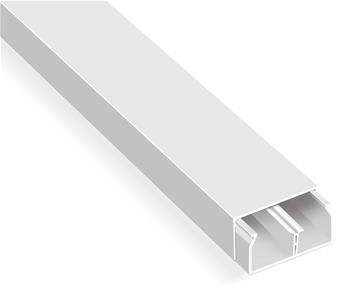 BANDEJA PLASTICA BLANCA 40X17MM 2MTS C/TABIQUE