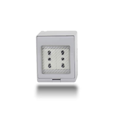 CAJA HIDROBOX  DOBLE CON ENCHUFES 10/16A IP55