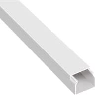 BANDEJA PLASTICA CON TAPA 40X16MM 2MTS SIN TABIQUE  BLANCO