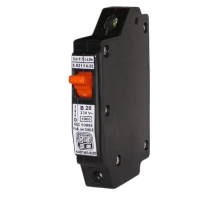 INTERRUPTOR AUTOMATICO 1 POLO 20A AMERICANO