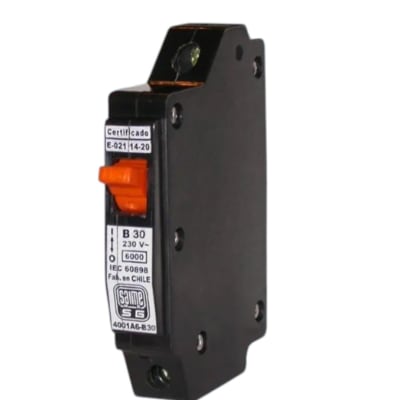INTERRUPTOR AUTOMATICO 1 POLO 30A AMERICANO