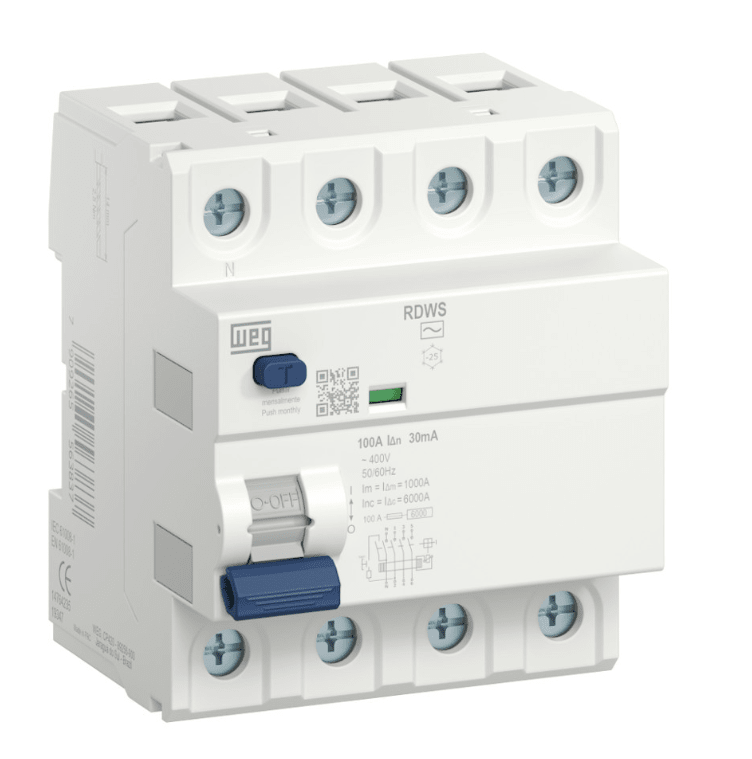 INTERRUPTOR DIFERENCIAL 4 POLOS 25A 0