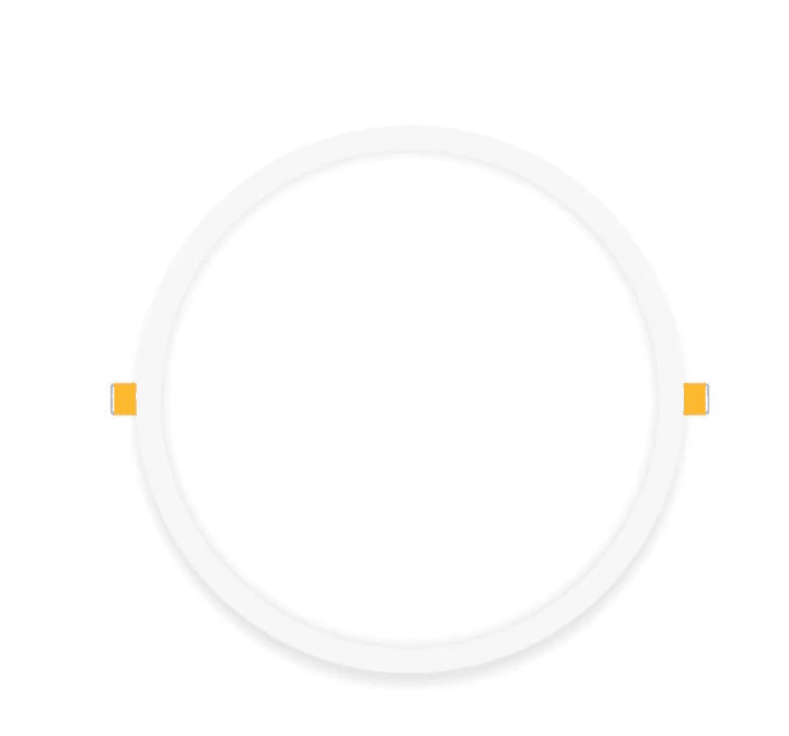 PANEL LED 12W EMBUTIDO REDONDO LUZ NEUTRA MARCO BLANCO 0