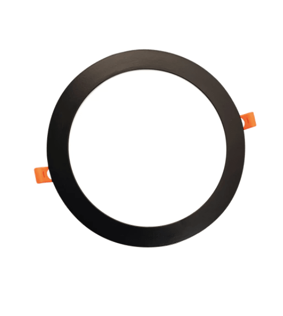 PANEL LED 12W EMBUTIDO REDONDO LUZ FRIA MARCO NEGRO 0