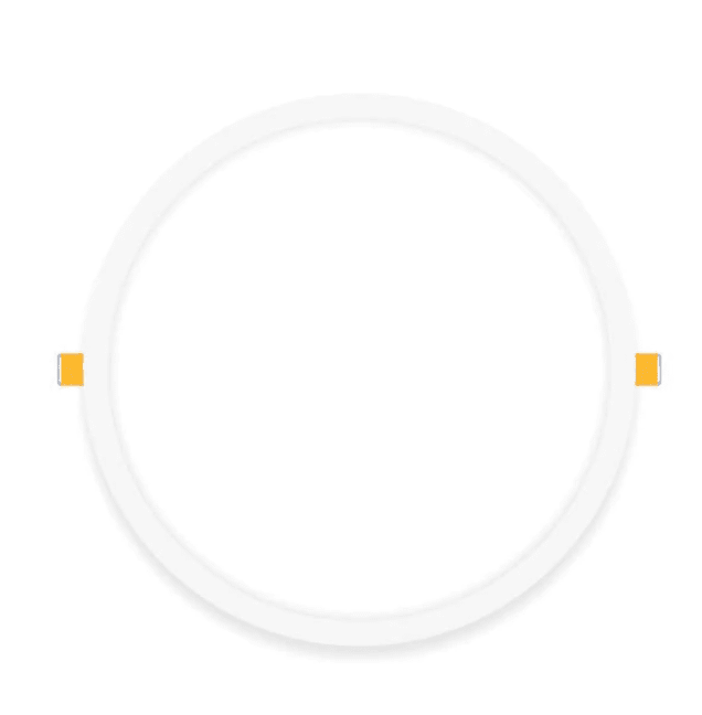 PANEL LED 12W EMBUTIDO REDONDO LUZ FRIA MARCO BLANCO 0