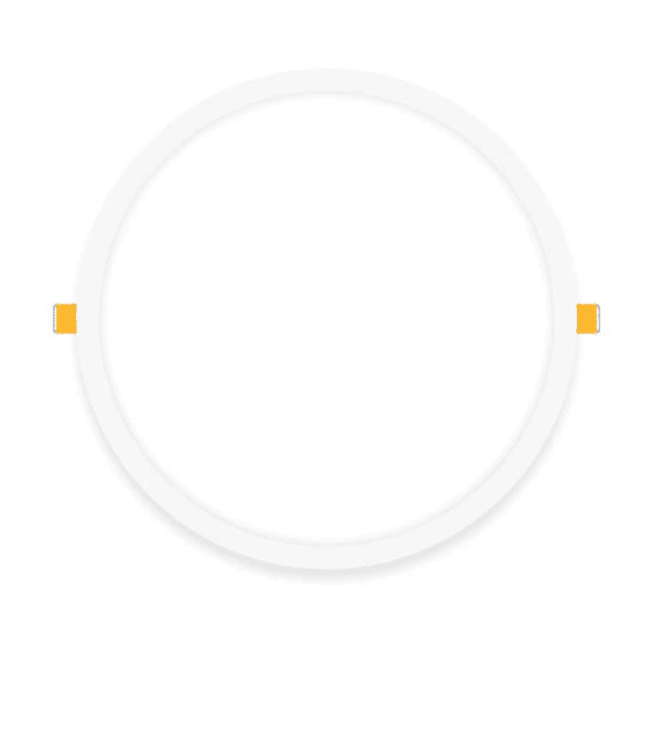 PANEL LED 18W EMBUTIDO REDONDO LUZ NEUTRA MARCO BLANCO 0