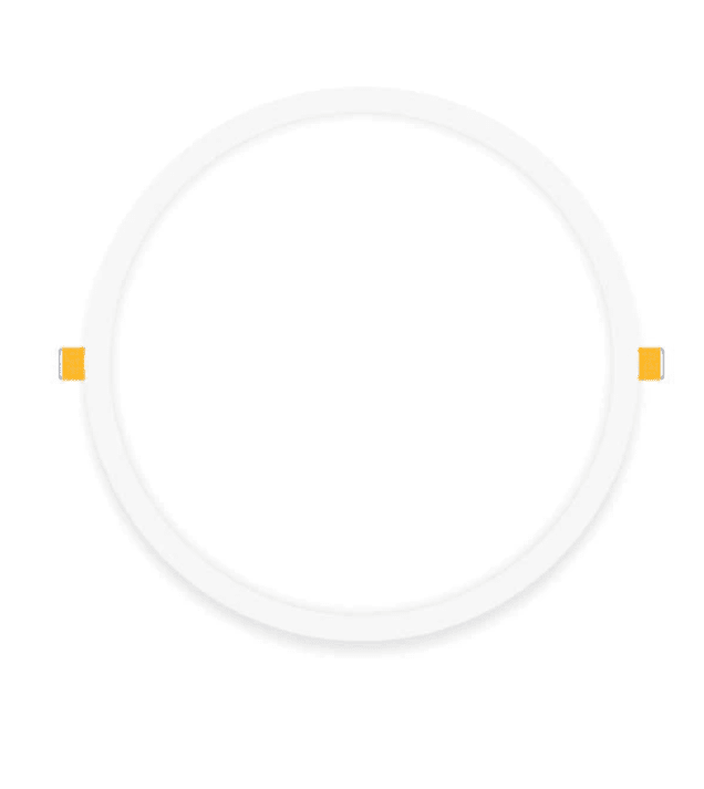 PANEL LED 18W EMBUTIDO REDONDO LUZ FRIA MARCO BLANCO 0