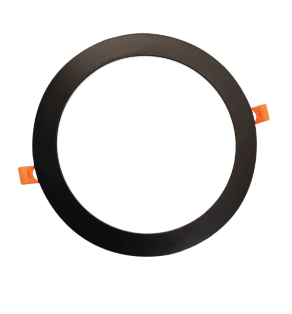 PANEL LED 18W EMBUTIDO REDONDO LUZ FRIA MARCO NEGRO 0