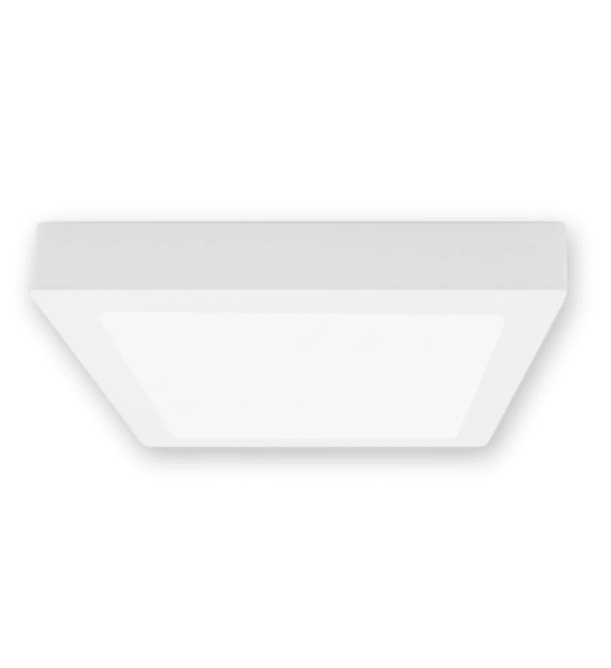 PANEL LED 18W SOBREPUESTO CUADRADO LUZ FRIA MARCO BLANCO 0