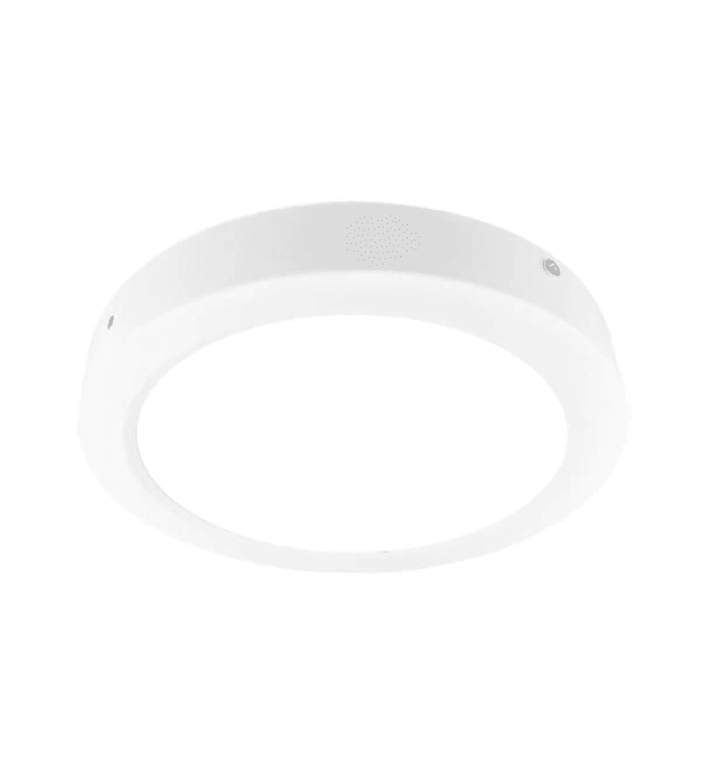 PANEL LED 18W SOBREPUESTO REDONDO LUZ CALIDA MARCO BLANCO 0