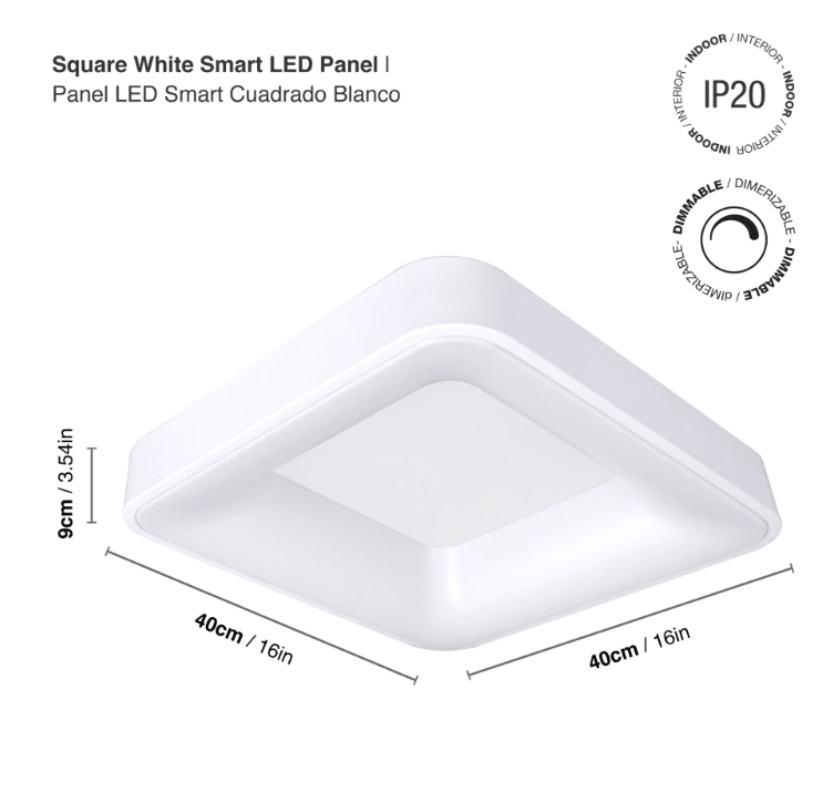 PANEL LED 30W SOBREPUESTO CUADRADO CCT (CAMBIO LUZ) BLANCO2