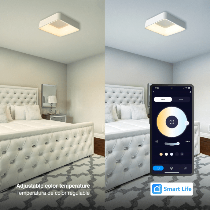 PANEL LED 30W SOBREPUESTO CUADRADO CCT (CAMBIO LUZ) BLANCO4