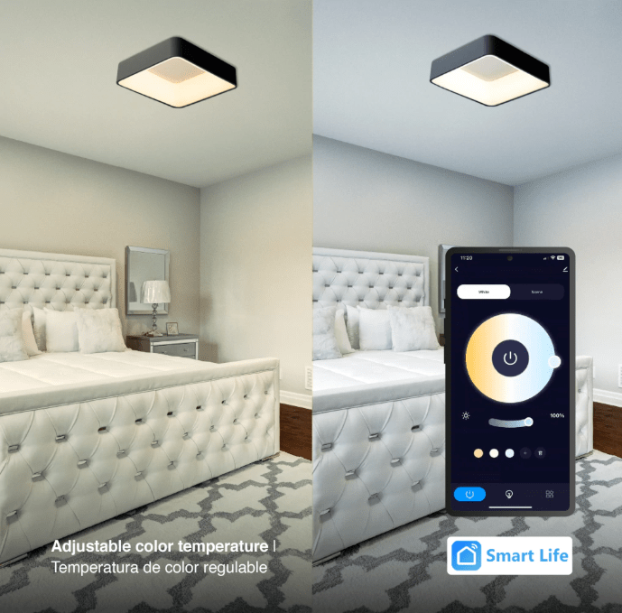 PANEL LED 30W SOBREPUESTO CUADRADO CCT (CAMBIO LUZ) NEGRO4