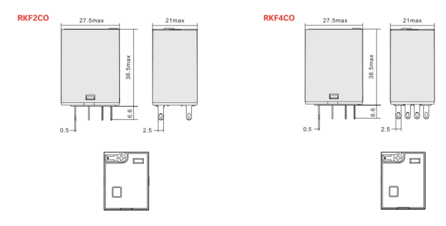 RELE DE CONTROL RKF 12 VDC 14 PINES2