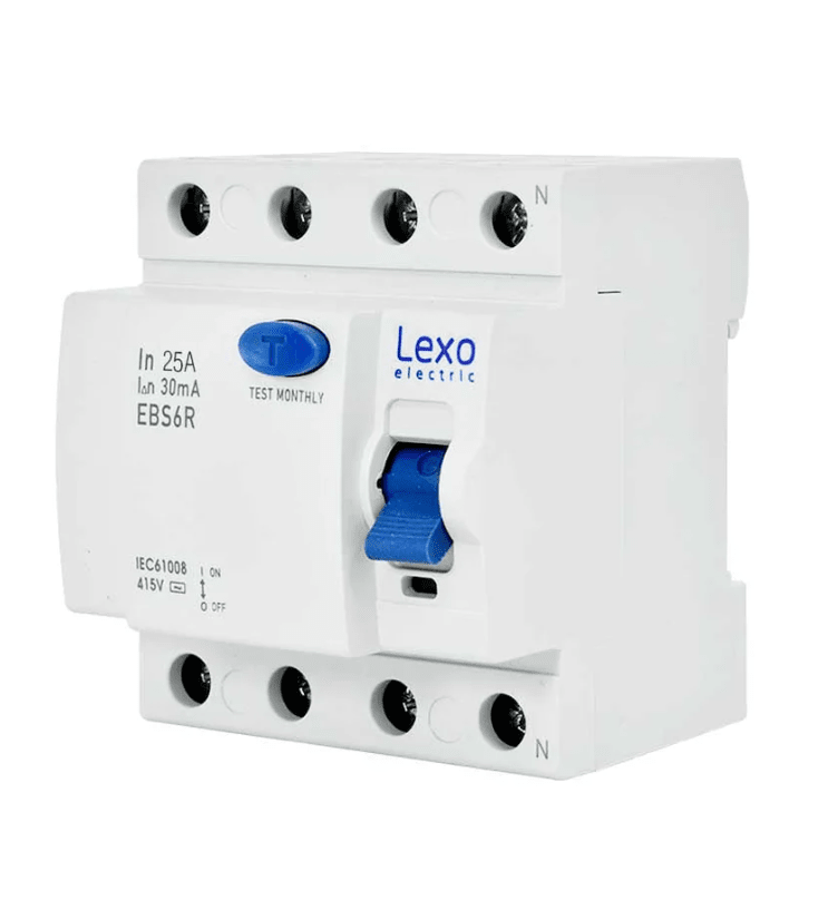INTERRUPTOR DIFERENCIAL 4 POLOS 25A 30MA 1