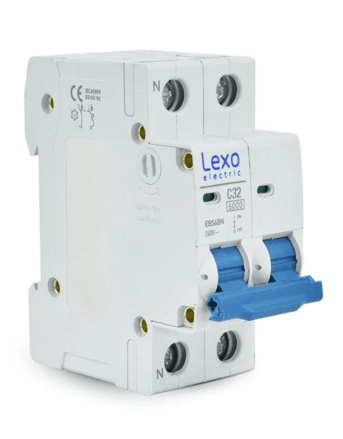 INTERRUPTOR AUTOMATICO 1 POLO + NEUTRO 32A 6KA 0