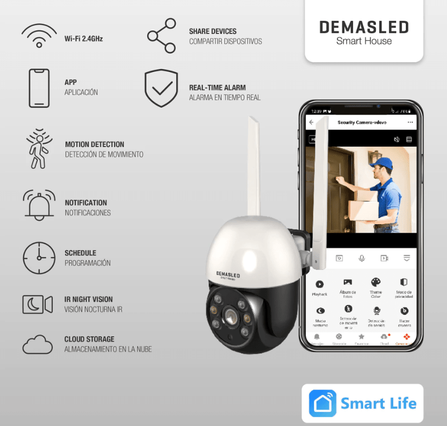 CAMARA SMART WIFI HD PARA EXTERIOR2