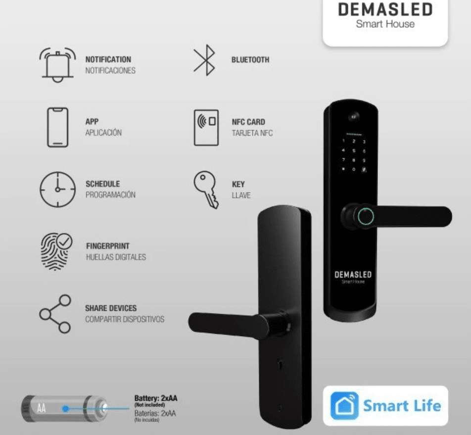 CERRADURA BIOMETRICA SMART WIFI CON CAMARA1