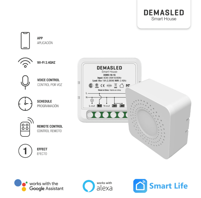 MINI SMART SWITCH WIFI + RF3