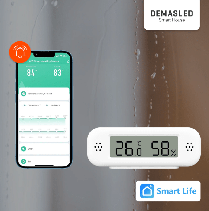 SENSOR DE  TEMPERATURA Y HUMEDAD WIFI CON PANTALLA1