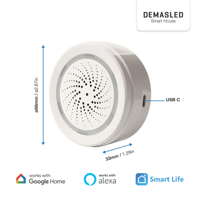 SIRENA DE ALARMA SMART WIFI3