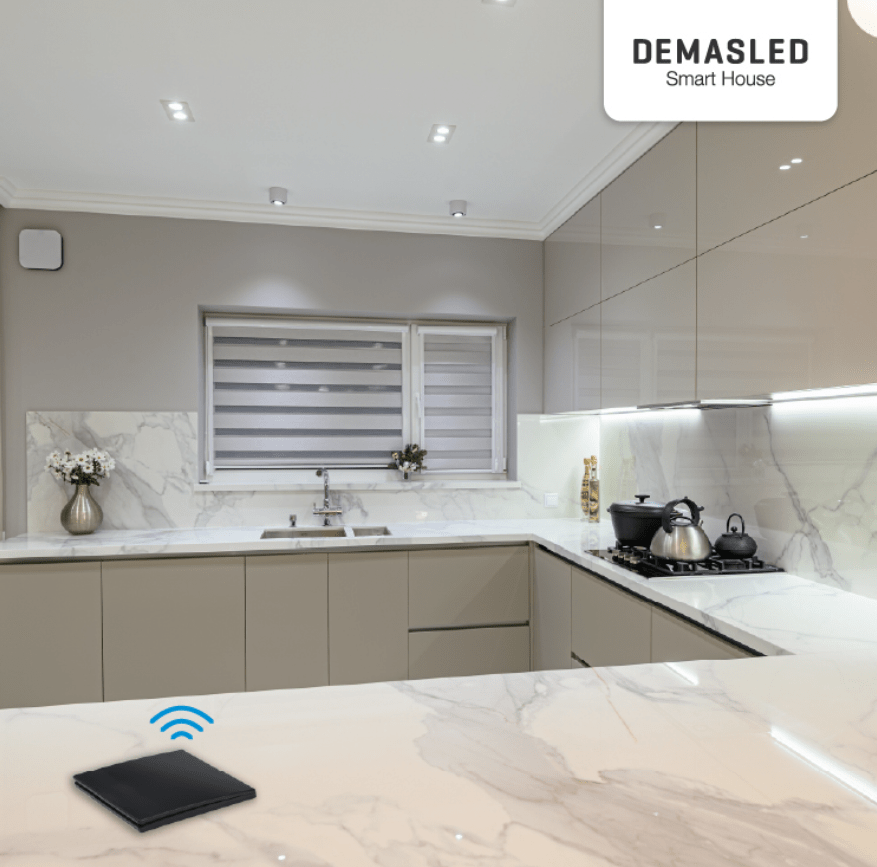 TECLA INALÁMBRICA RF 1 EFECTO SMART HOUSE5