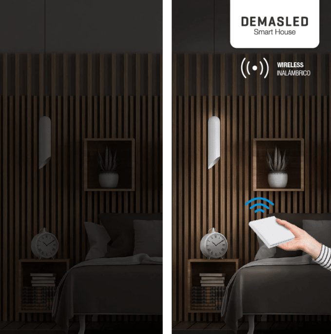 TECLA INALÁMBRICA RF 3 EFECTO SMART HOUSE1