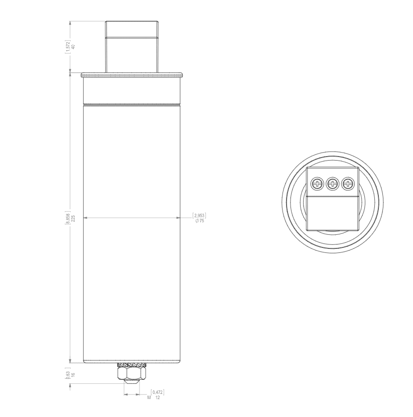 CONDENSADOR 7,5KVAR 400V IP201