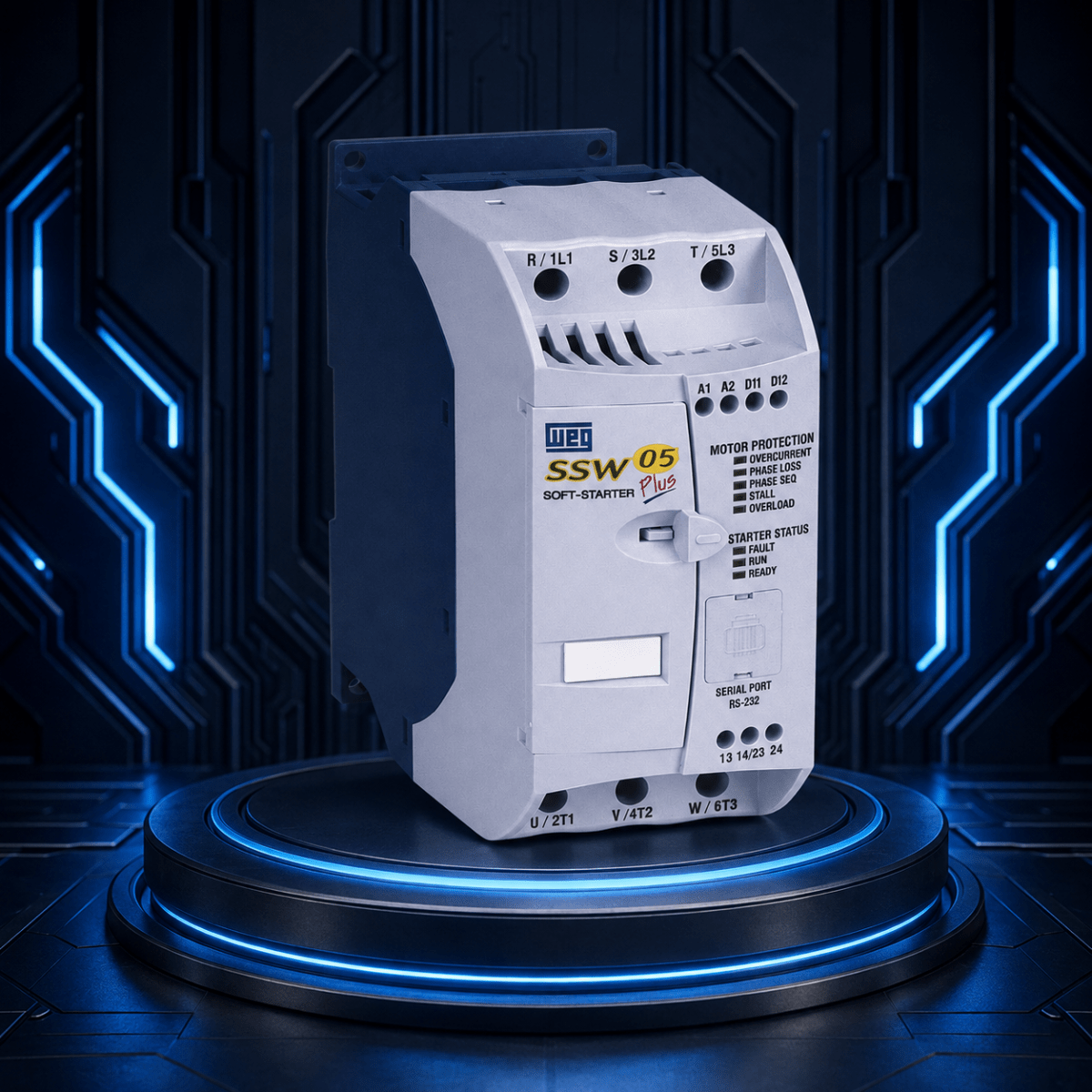 PARTIDOR SUAVE SSW05 15HP 11KW 220-440V 0