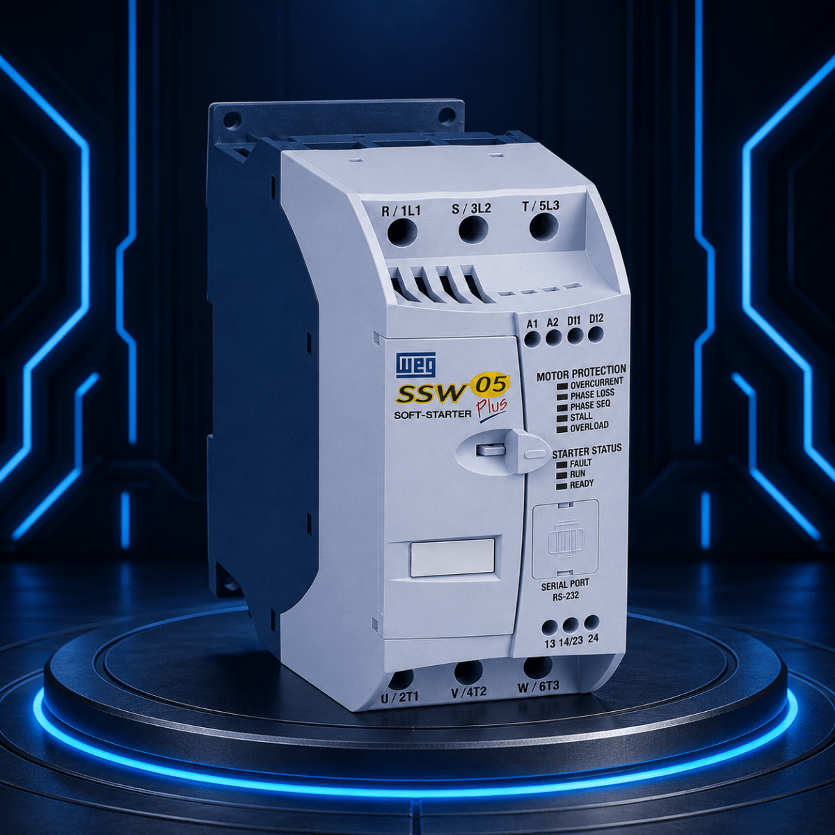 PARTIDOR SUAVE SSW05 20HP 15KW 220-440V 0