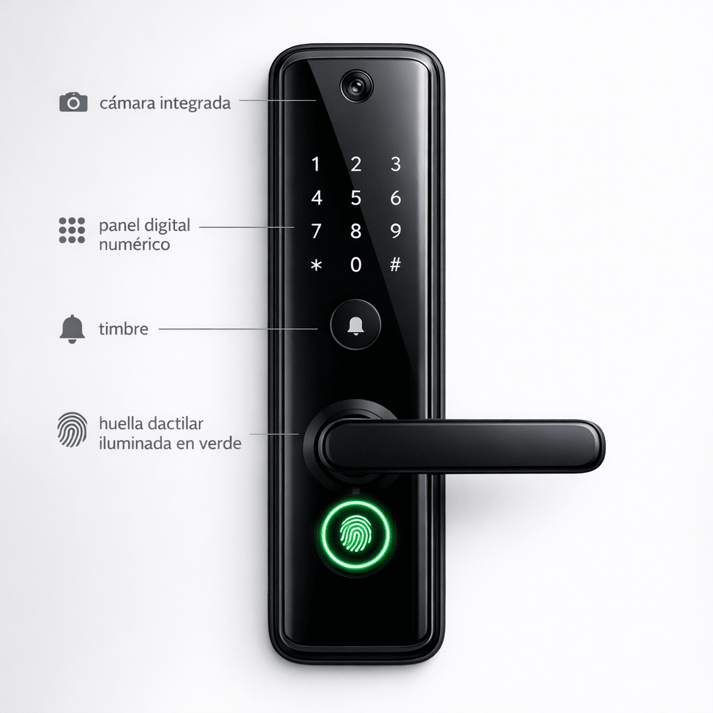 CERRADURA BIOMETRICA SMART WIFI CON CAMARA5